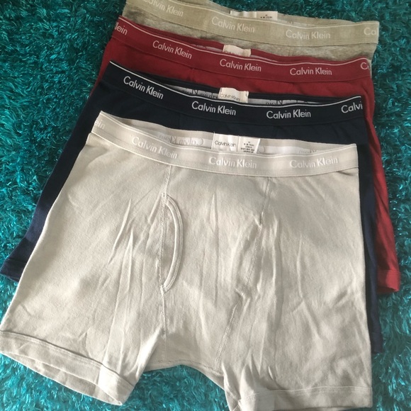 Combo pkg of 4- Designer Calvin Klein Trunks. - Picture 1 of 2